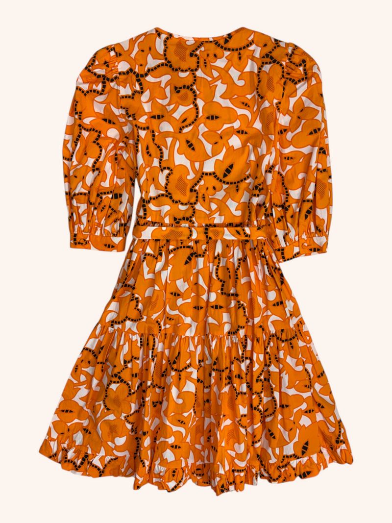 Diane Von Furstenberg - Tiered Tie Waist Dress