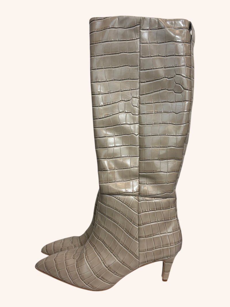 La Tribe x Superette - Snake Knee High Boots