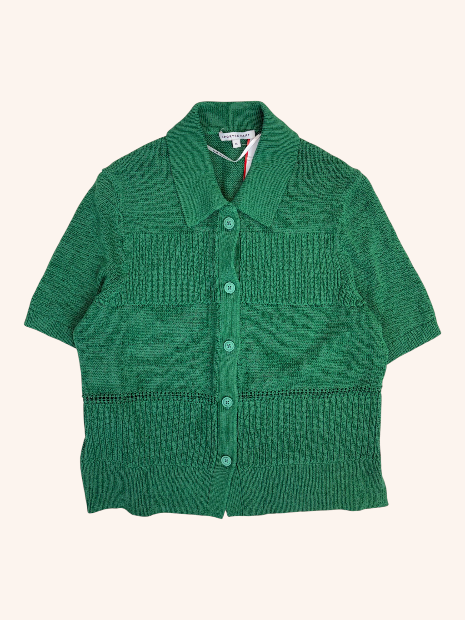 Sportscraft - Button Up Knit Top