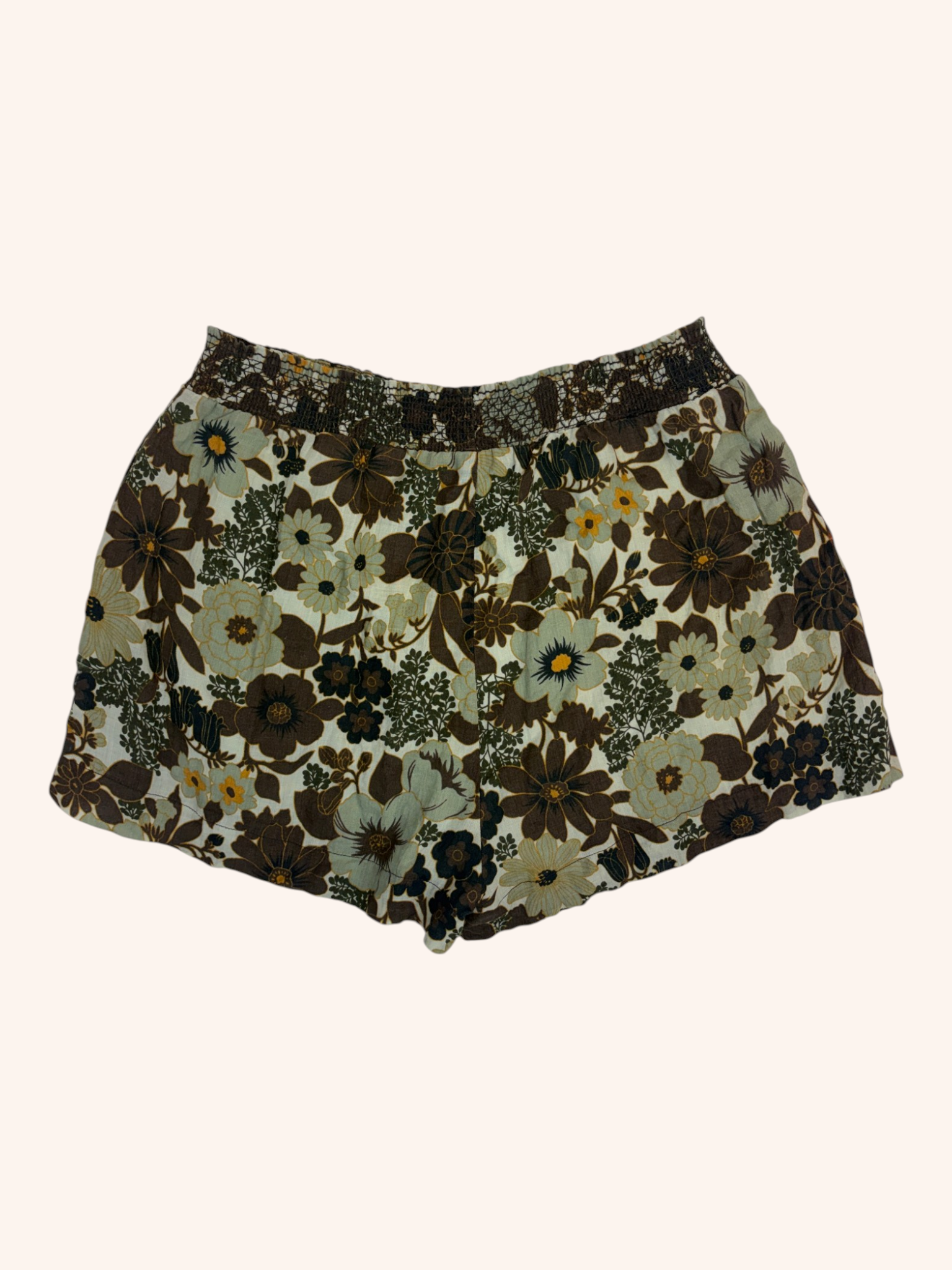 SIR - Shirred Waist Mini Shorts