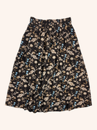 Loughlin - Shirred Waist Floral Maxi Skirt
