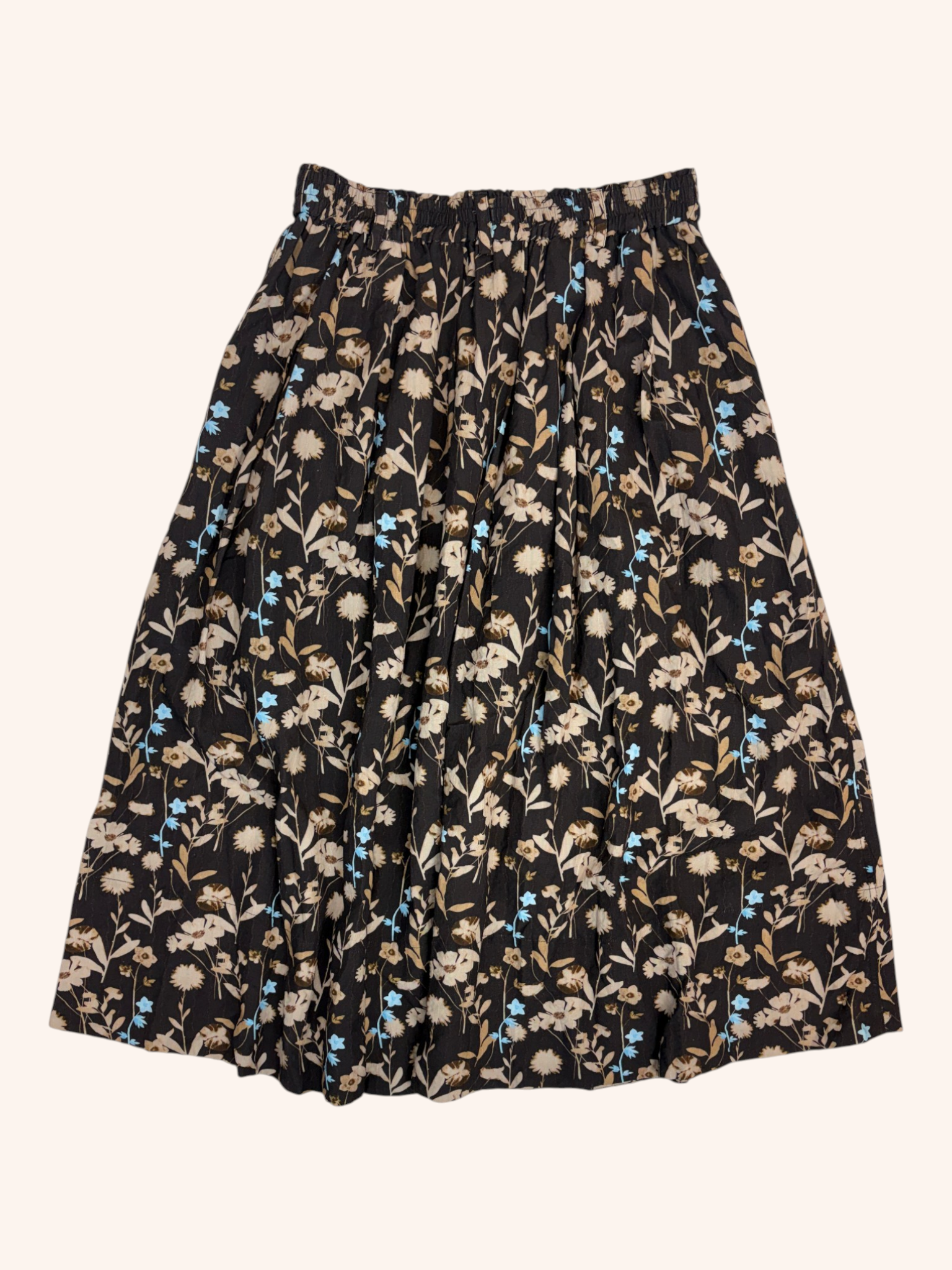 Loughlin - Shirred Waist Floral Maxi Skirt