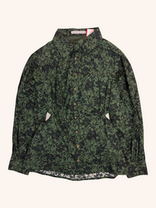 Third Form - Cutout Back Button Up Shirt
