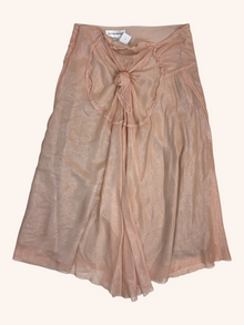 Victoria Beckham - Shimmery Gathered Front Skirt