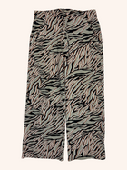Moochi - Zigzag Pattern Wide Leg Pants