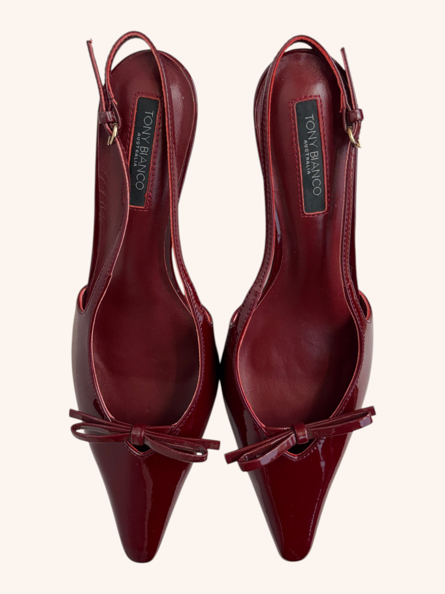 Tony Bianco - Glossy Sling Back Heels