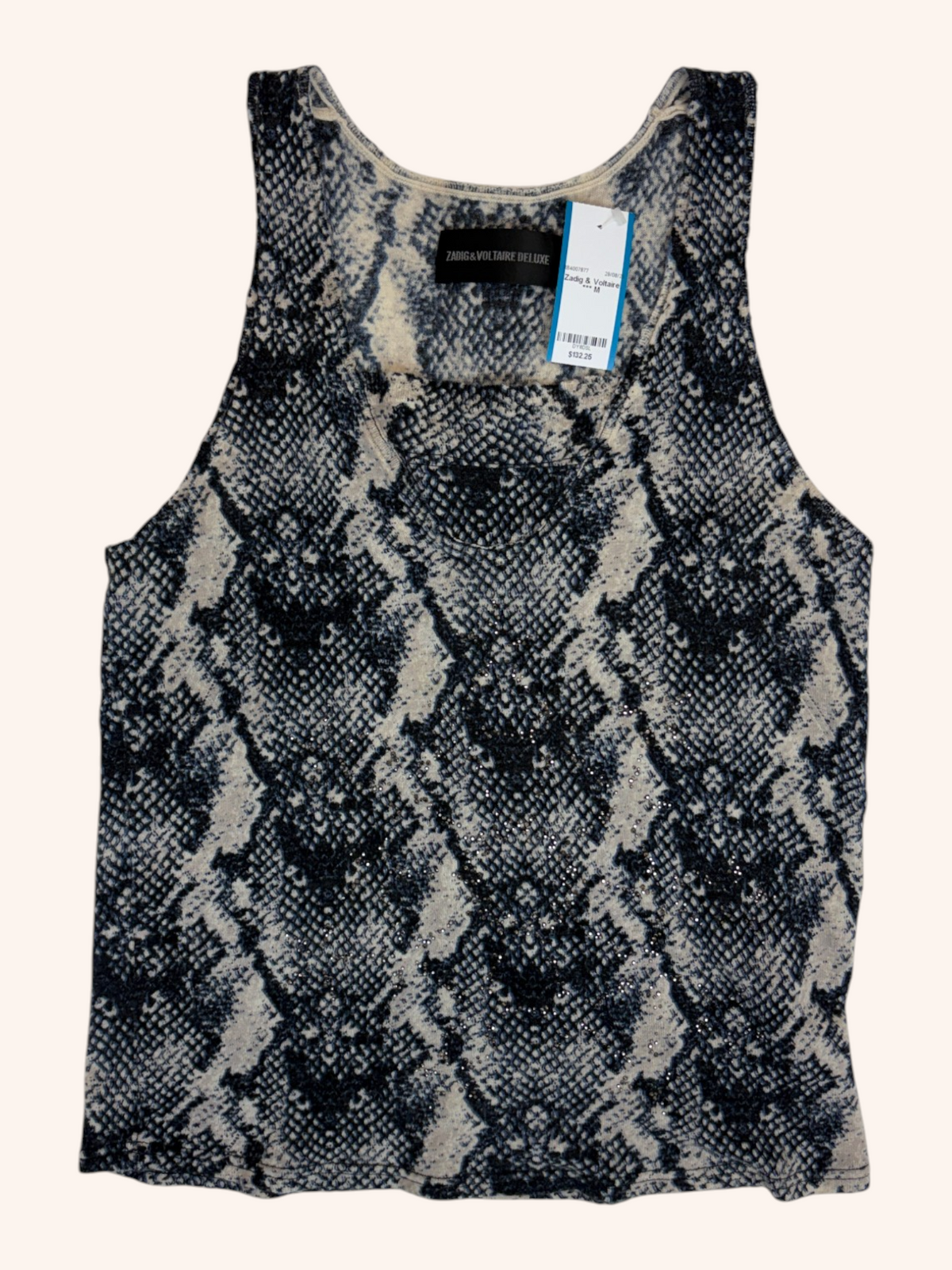 Zadig & Voltaire - Cashmere Snake Print Tank