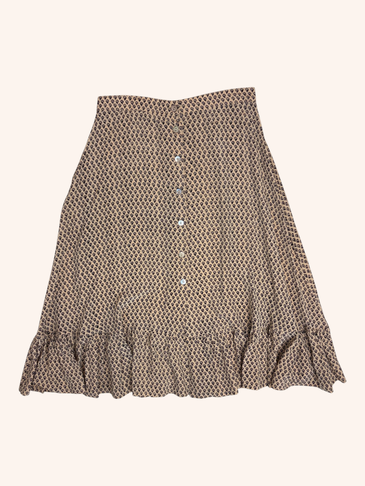 Mahsa - Silk Button Up Skirt
