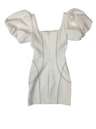 Misha - Puff Sleeve Mini Dress