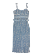 Derek Lam 10 Crosby - Floral Micro Pleat Maxi Dress