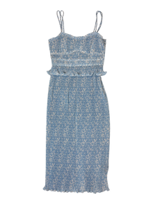 Derek Lam 10 Crosby - Floral Micro Pleat Maxi Dress