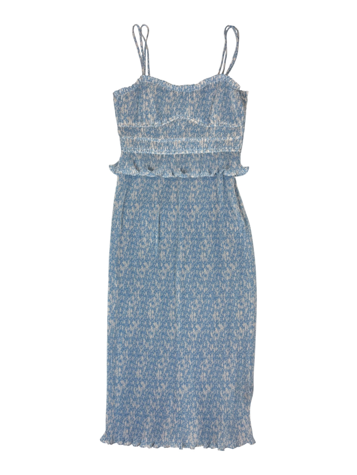 Derek Lam 10 Crosby - Floral Micro Pleat Maxi Dress