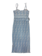 Derek Lam 10 Crosby - Floral Micro Pleat Maxi Dress
