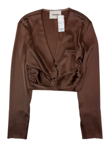 Nanushka - Gathered Front Cropped Top