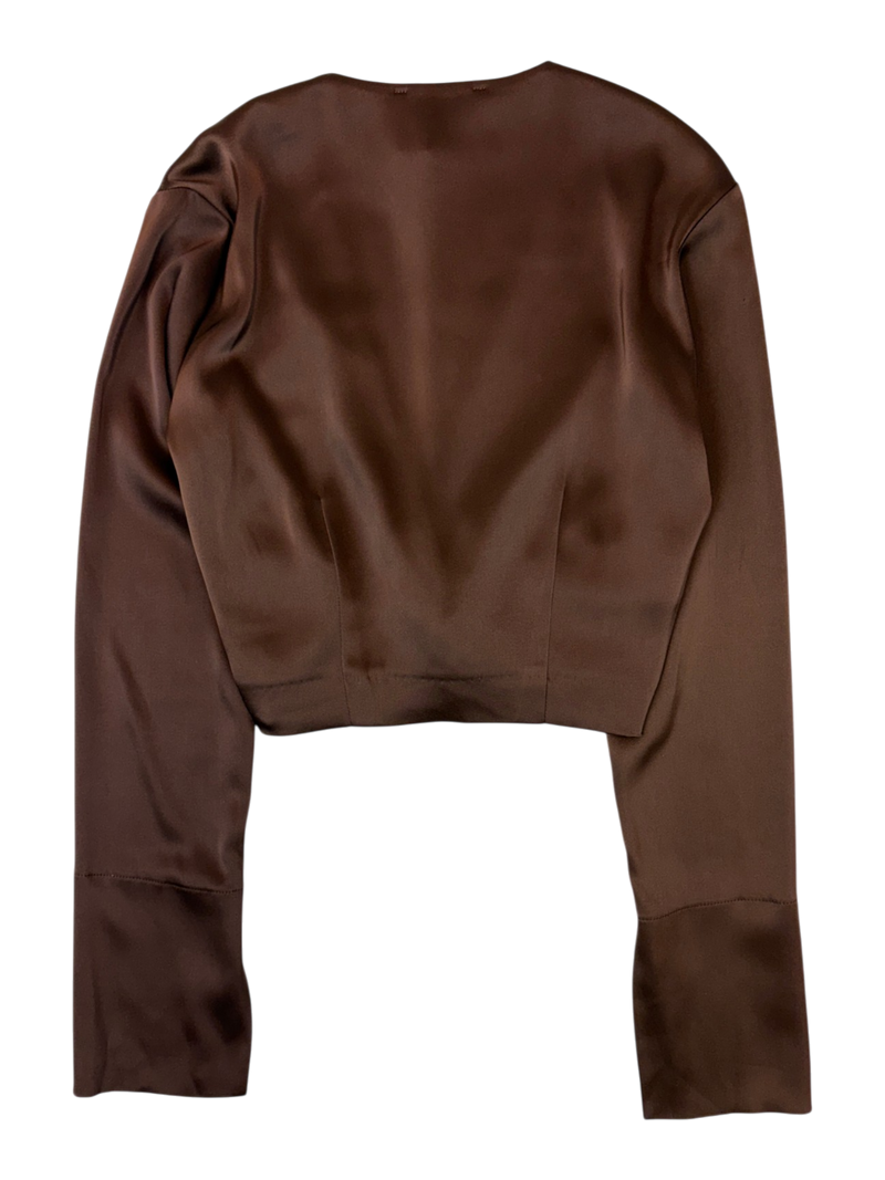 Nanushka - Gathered Front Cropped Top