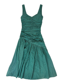 Ruby - Gathered Asymmetric Maxi Dress