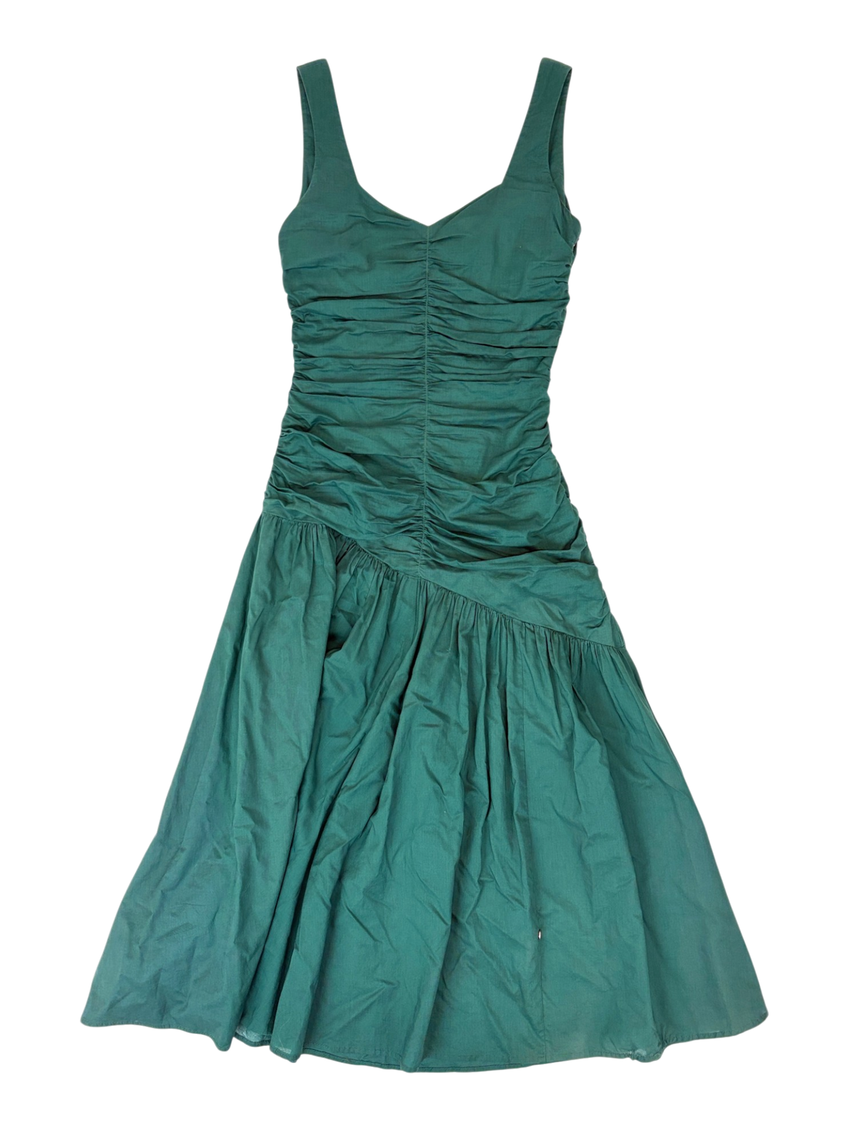Ruby - Gathered Asymmetric Maxi Dress