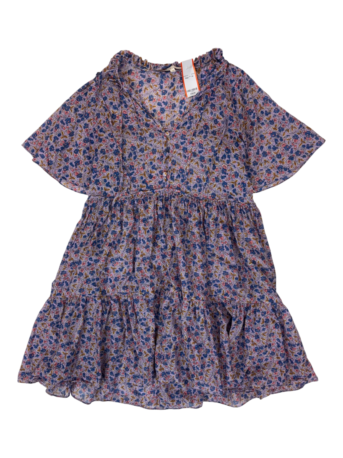 Maje - Floral Tiered Mini Dress
