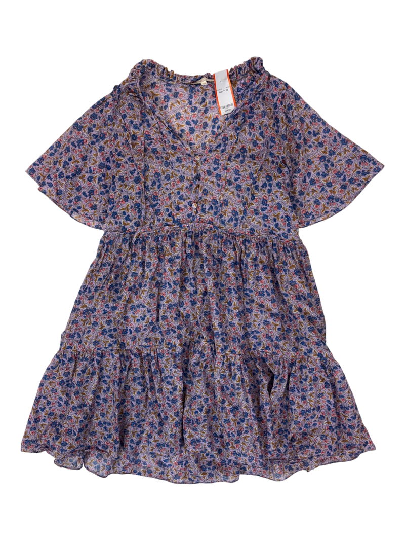 Maje - Floral Tiered Mini Dress
