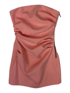 Misha - Strapless Ruched Mini Dress
