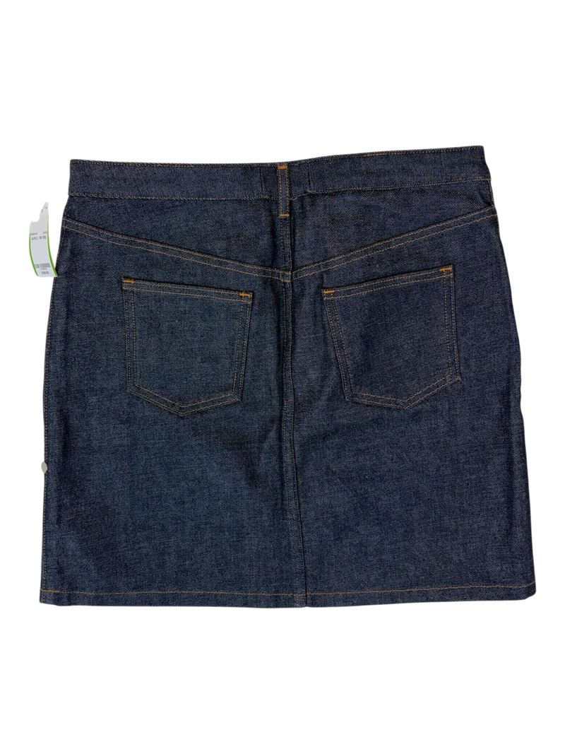 A.P.C - Contrast Stitch Denim Mini Skirt