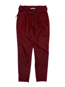 Gestuz - Lamb Leather Belted Pants
