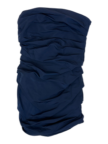 Georgia Alice - Strapless Nylon Ruched Mini Dress