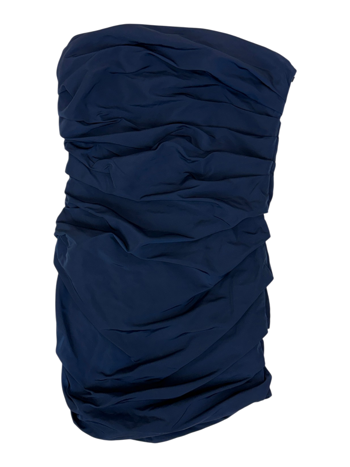 Georgia Alice - Strapless Nylon Ruched Mini Dress