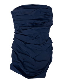 Georgia Alice - Strapless Nylon Ruched Mini Dress