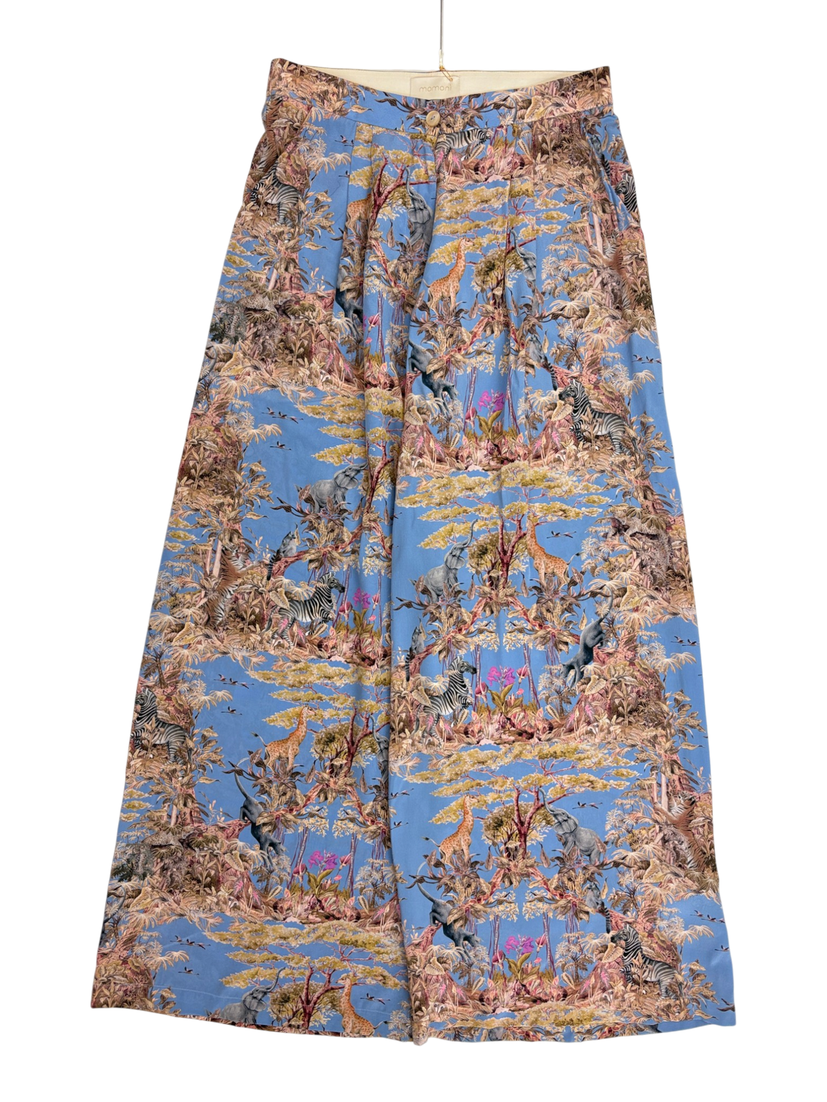 Momoni - Silk Jungle Print Pants