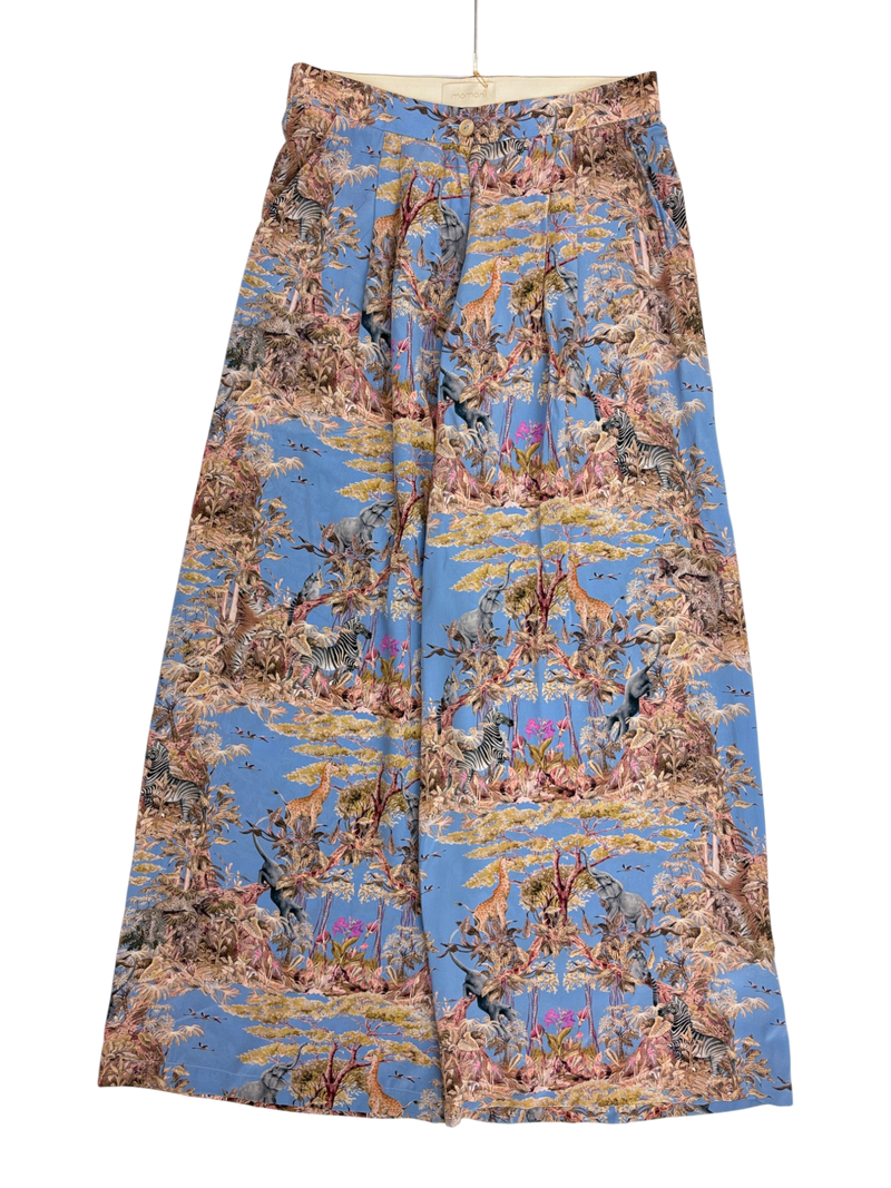 Momoni - Silk Jungle Print Pants