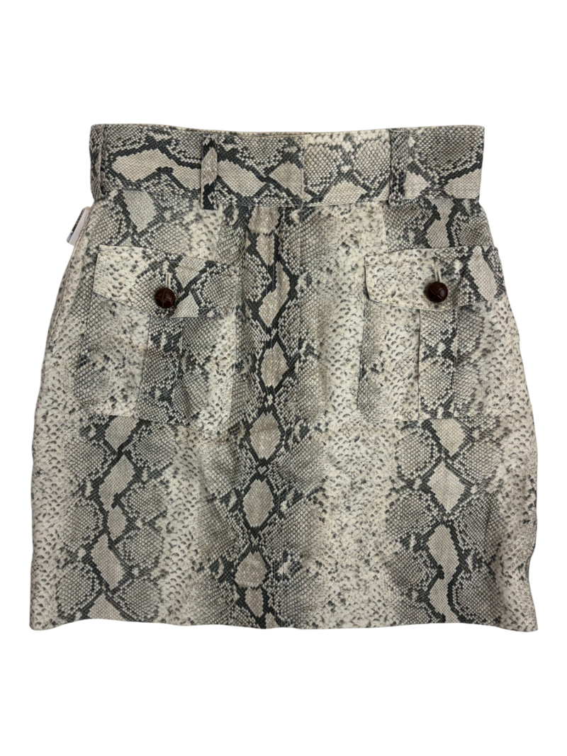 Zimmermann - Snake Print Mini Skirt