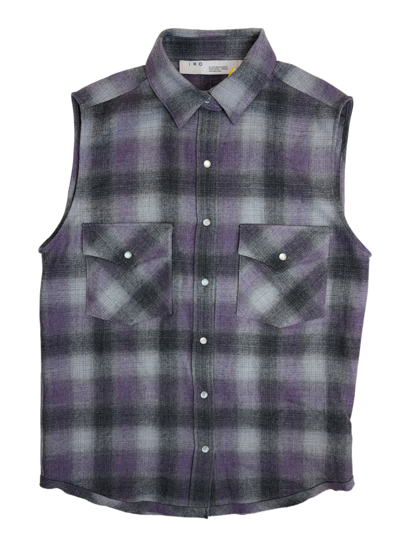 Iro - Wool Plaid Vest
