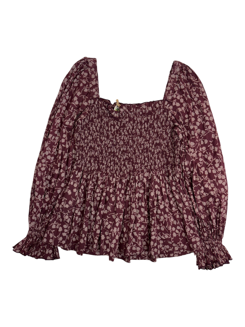 Karen Walker - Shirred Puff Sleeve Top