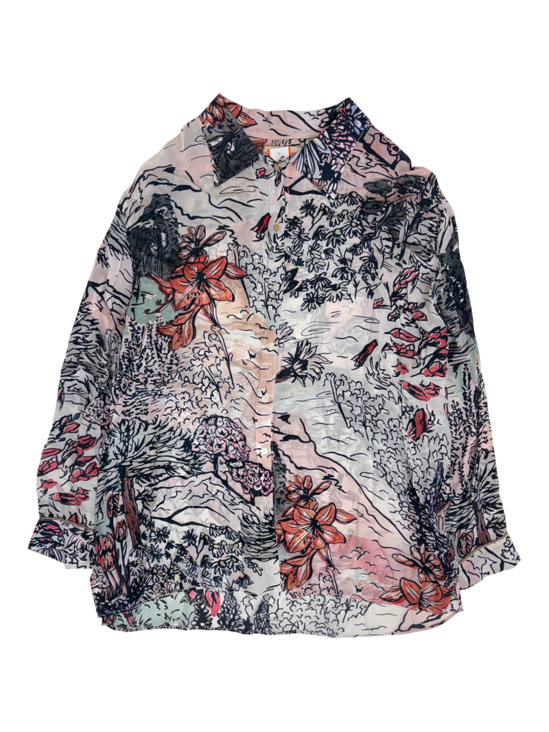 Chufy - Longline Floral Shirt