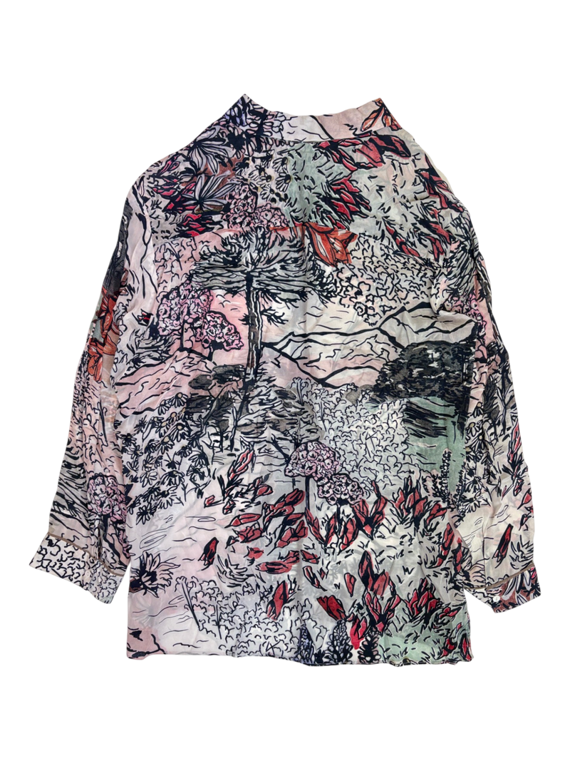 Chufy - Longline Floral Shirt
