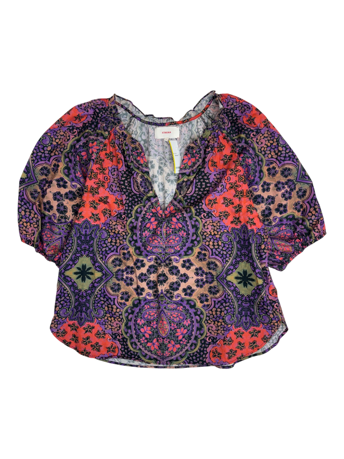 Xirena - Abstract Puff Sleeve Top
