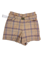 Maje - Plaid Mini Shorts