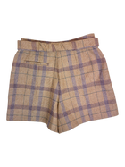 Maje - Plaid Mini Shorts