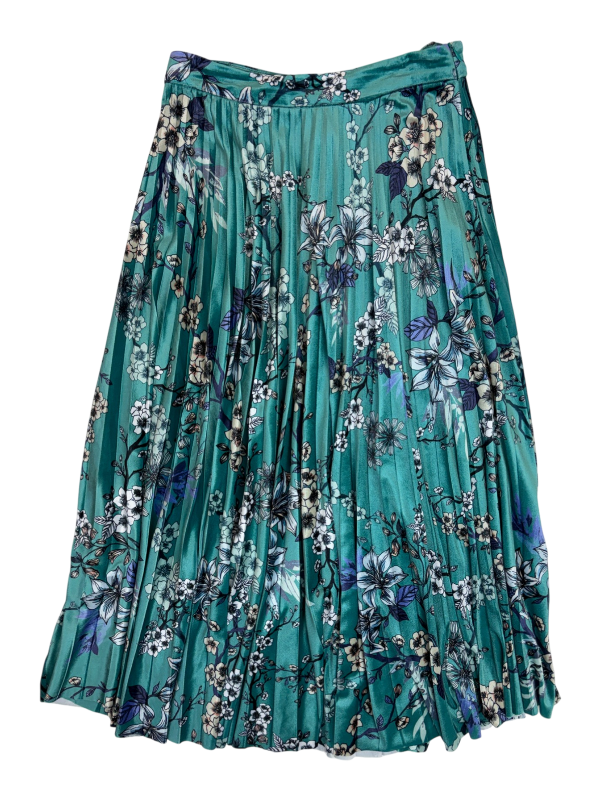 Gestuz - Floral Pleated Maxi Skirt