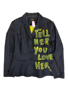 World - Paint Graphic Blazer