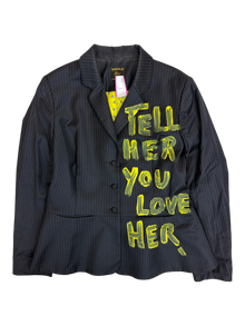 World - Paint Graphic Blazer