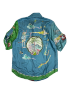 Alemais - Silk Colourblock Art Print Shirt