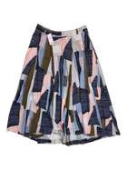 Elk - Geo Print Pleated Maxi Skirt