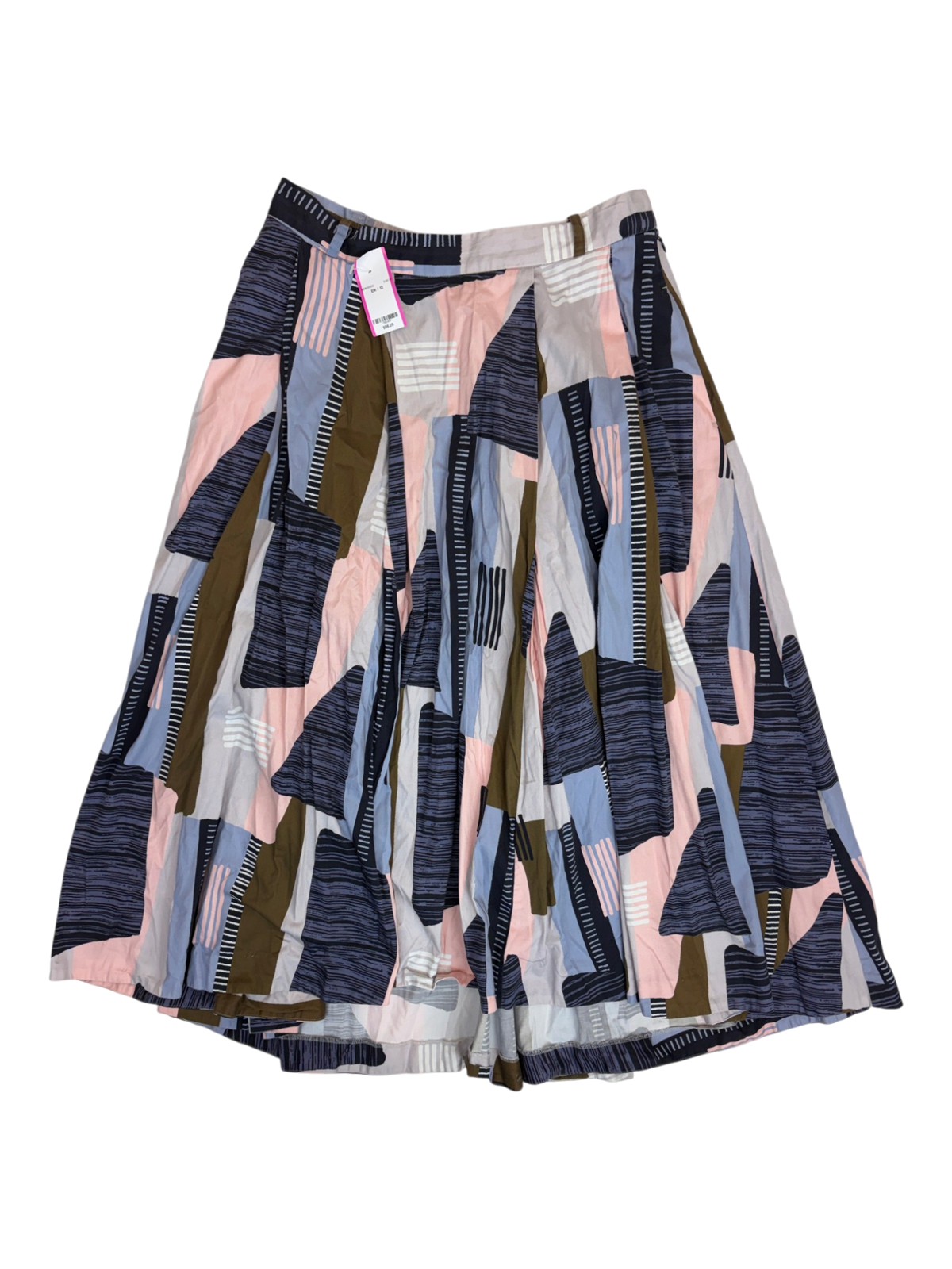 Elk - Geo Print Pleated Maxi Skirt