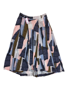 Elk - Geo Print Pleated Maxi Skirt