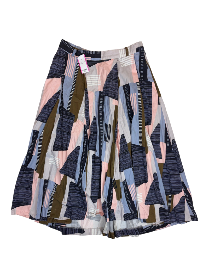 Elk - Geo Print Pleated Maxi Skirt