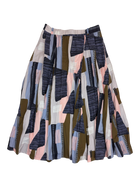 Elk - Geo Print Pleated Maxi Skirt