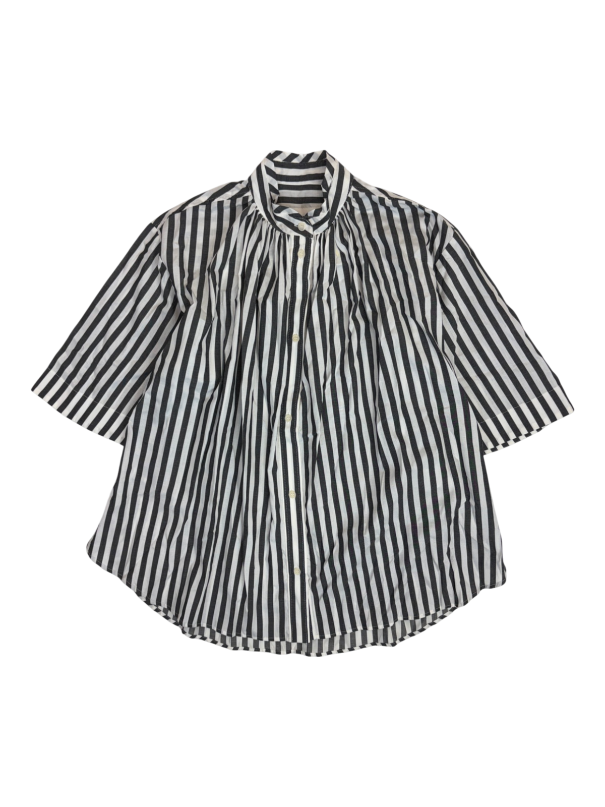 Karen Walker - Flared Sleeve Striped Button Up