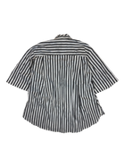 Karen Walker - Flared Sleeve Striped Button Up